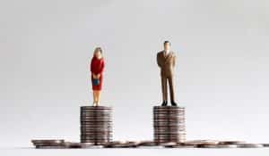 What is considered when equitably splitting up marital assets?