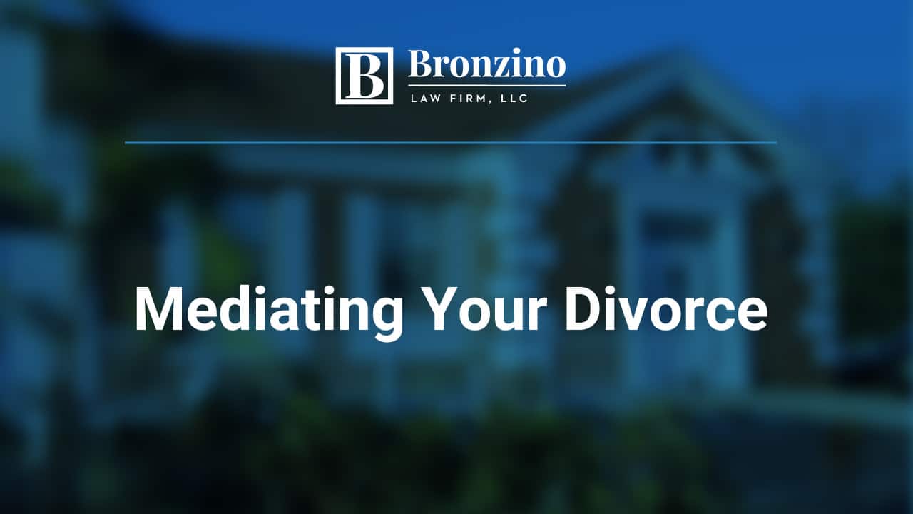 Mediating Your Divorce