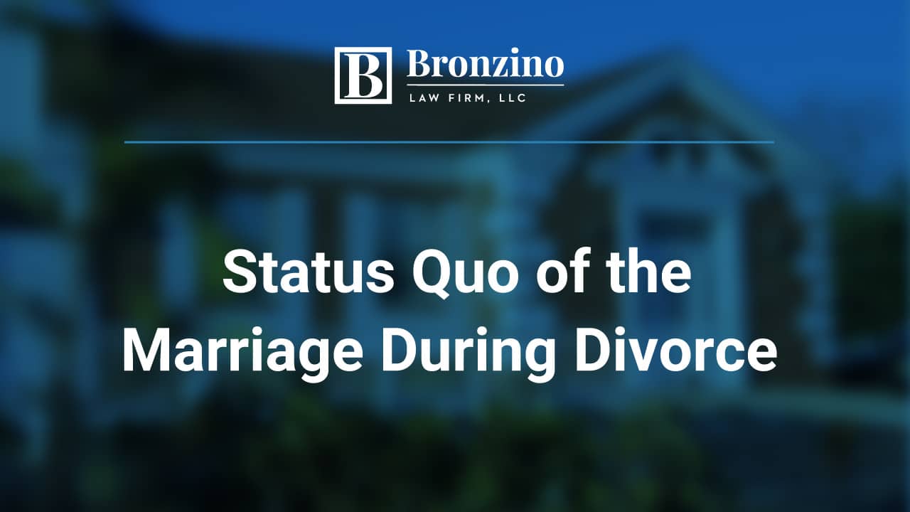 Status Quo and Financial Cases in Ocean County NJ